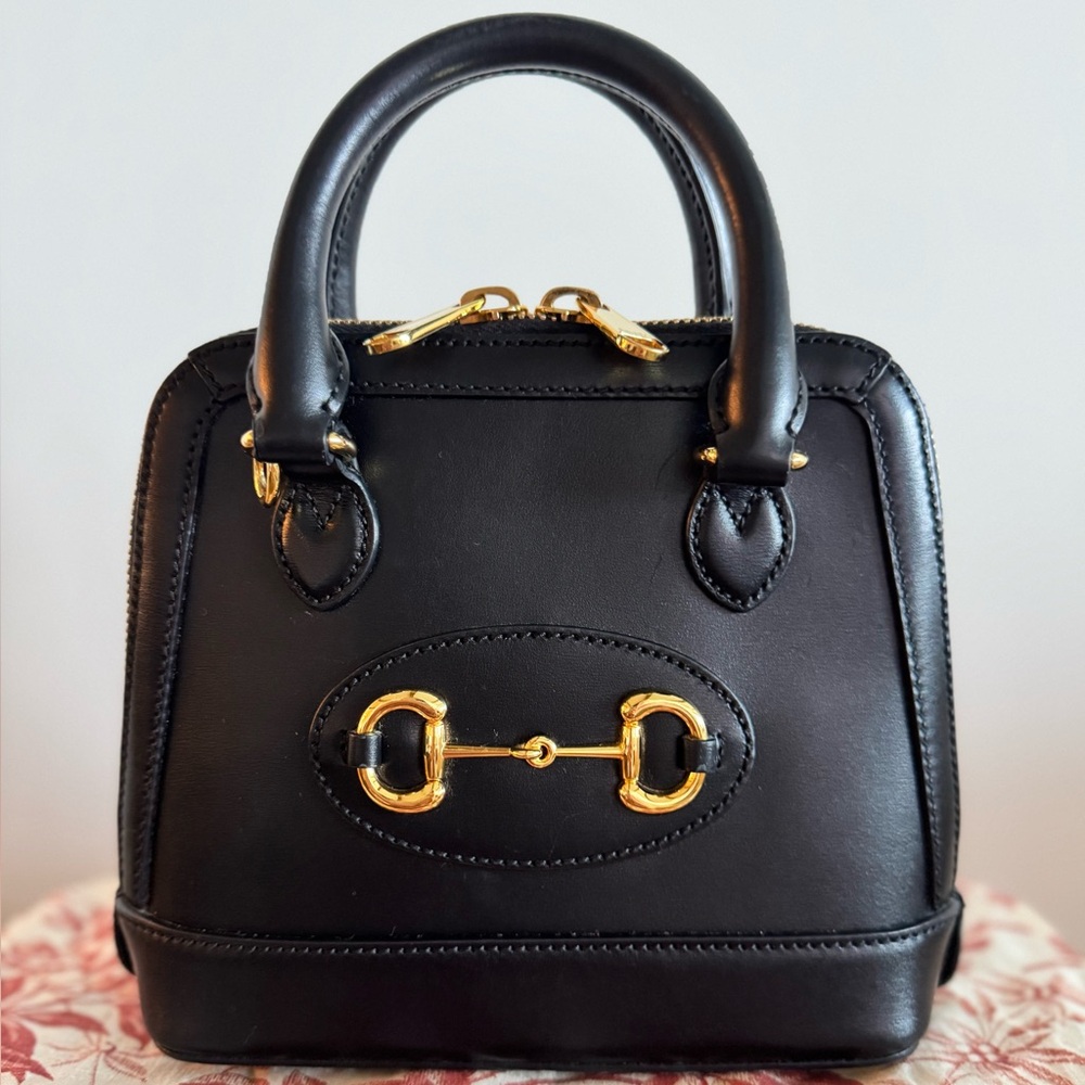Gucci Leather Horsebit 1955 Tophandle Mini Satchel